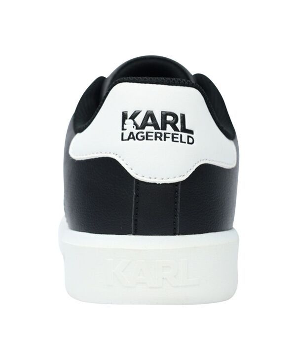 カール ラガーフェルド メンズ シューズ スニーカー レース KARLAGERFELD PARIS Mens Claude LaceUp Sneakers BlackWhite ホワイト