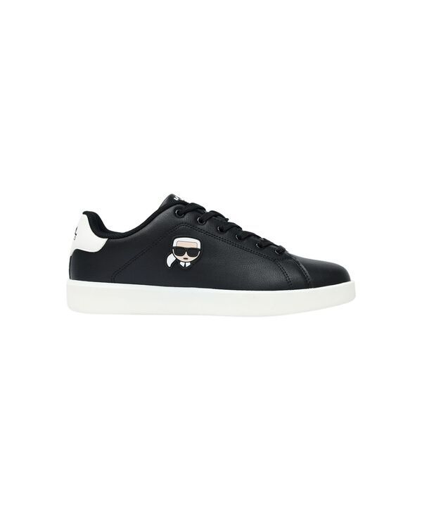 カール ラガーフェルド メンズ シューズ スニーカー レース KARLAGERFELD PARIS Mens Claude LaceUp Sneakers BlackWhite ホワイト