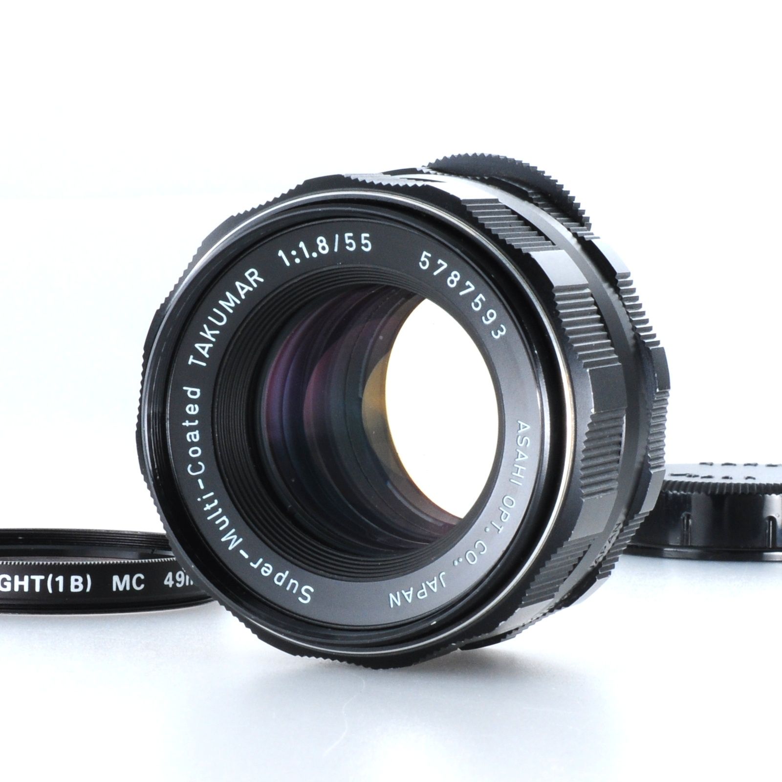 【ペンタックス】Super-Multi-Coated TAKUMAR 55mm F1.8 MFレンズ #U041