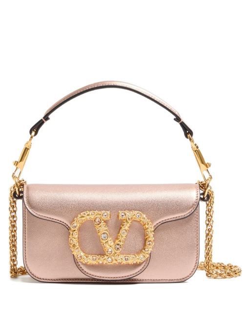 VALENTINO GARAVANI LOCÒ スモール レザー ショルダー バッグ 送料無料 455,750円