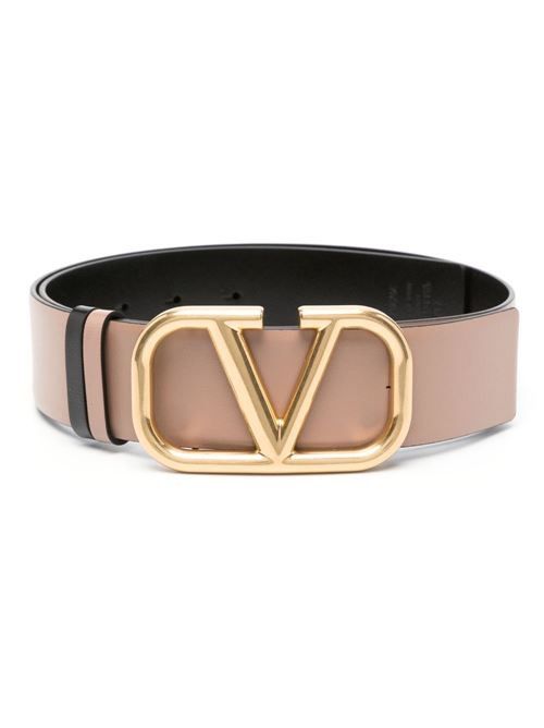 VALENTINO GARAVANI Vロゴ シグネチャー レザー ベルト 送料無料