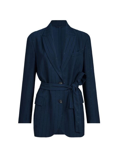 BRUNELLO CUCINELLI ベルト付きシングルジャケット 送料無料 506,700円