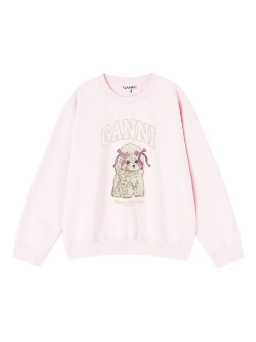 GANNI PUDDLE オーガニックコットンセーター 送料無料