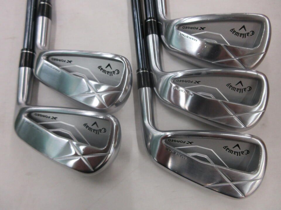 キャロウェイ　X FORGED MAX STAR　UST recoil DART 6T for Callaway　UNIフレックス　アイアンセット　中古　ゴルフドゥ！美里店【最短即日発送】