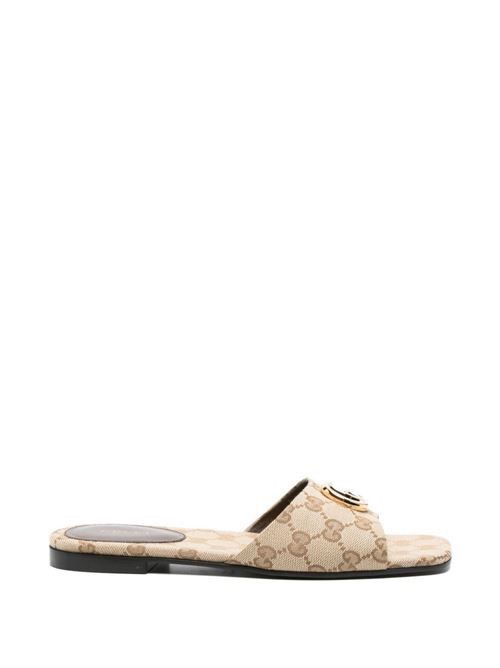 GUCCI GGマーモント フラットサンダル 送料無料