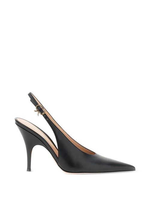 GIANVITO ROSSI SOFIA レザー スリングバック パンプス 送料無料