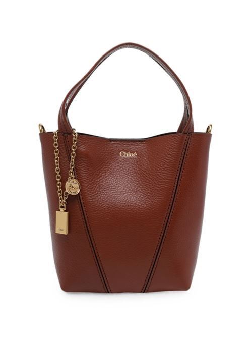 クロエ CHLOÉ スピン スモール レザー トート 送料無料