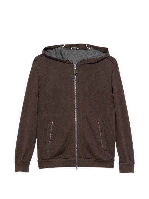 BRUNELLO CUCINELLI コットン＆シルク フード付きカーディガン 送料無料