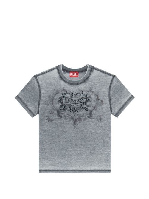 DIESEL コットンブレンド Tシャツ 送料無料