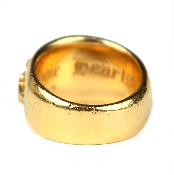 CHROME HEARTS 銀座店 クロムハーツ 22K オールド フローラルクロス パヴェダイヤ リング 指輪 メンズ ゴールド 約16号 103470 CHROME HEARTS 銀座店 クロムハーツ 22K オールド フローラルクロス パヴェダイヤ リング 指輪 メンズ ゴールド 約16号 103470