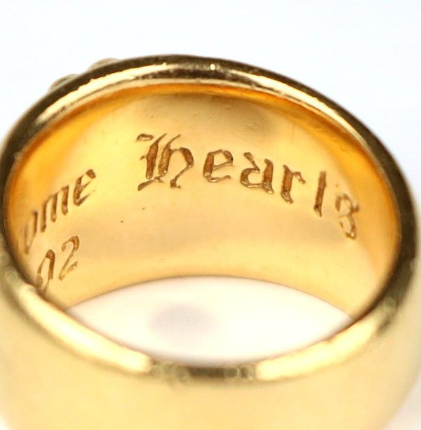 CHROME HEARTS 銀座店 クロムハーツ 22K オールド フローラルクロス パヴェダイヤ リング 指輪 メンズ ゴールド 約16号 103470 CHROME HEARTS 銀座店 クロムハーツ 22K オールド フローラルクロス パヴェダイヤ リング 指輪 メンズ ゴールド 約16号 103470