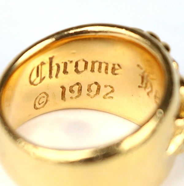 CHROME HEARTS 銀座店 クロムハーツ 22K オールド フローラルクロス パヴェダイヤ リング 指輪 メンズ ゴールド 約16号 103470 CHROME HEARTS 銀座店 クロムハーツ 22K オールド フローラルクロス パヴェダイヤ リング 指輪 メンズ ゴールド 約16号 103470