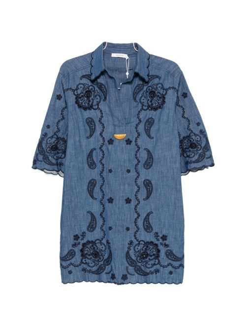 ZIMMERMANN ASTER デニム ミニドレス 送料無料