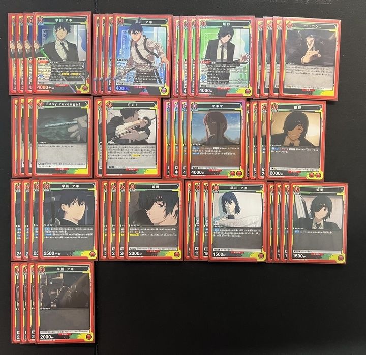 送料無料】【デッキ】チェンソーマン 赤 早川アキ 姫野 【UNIONARENA