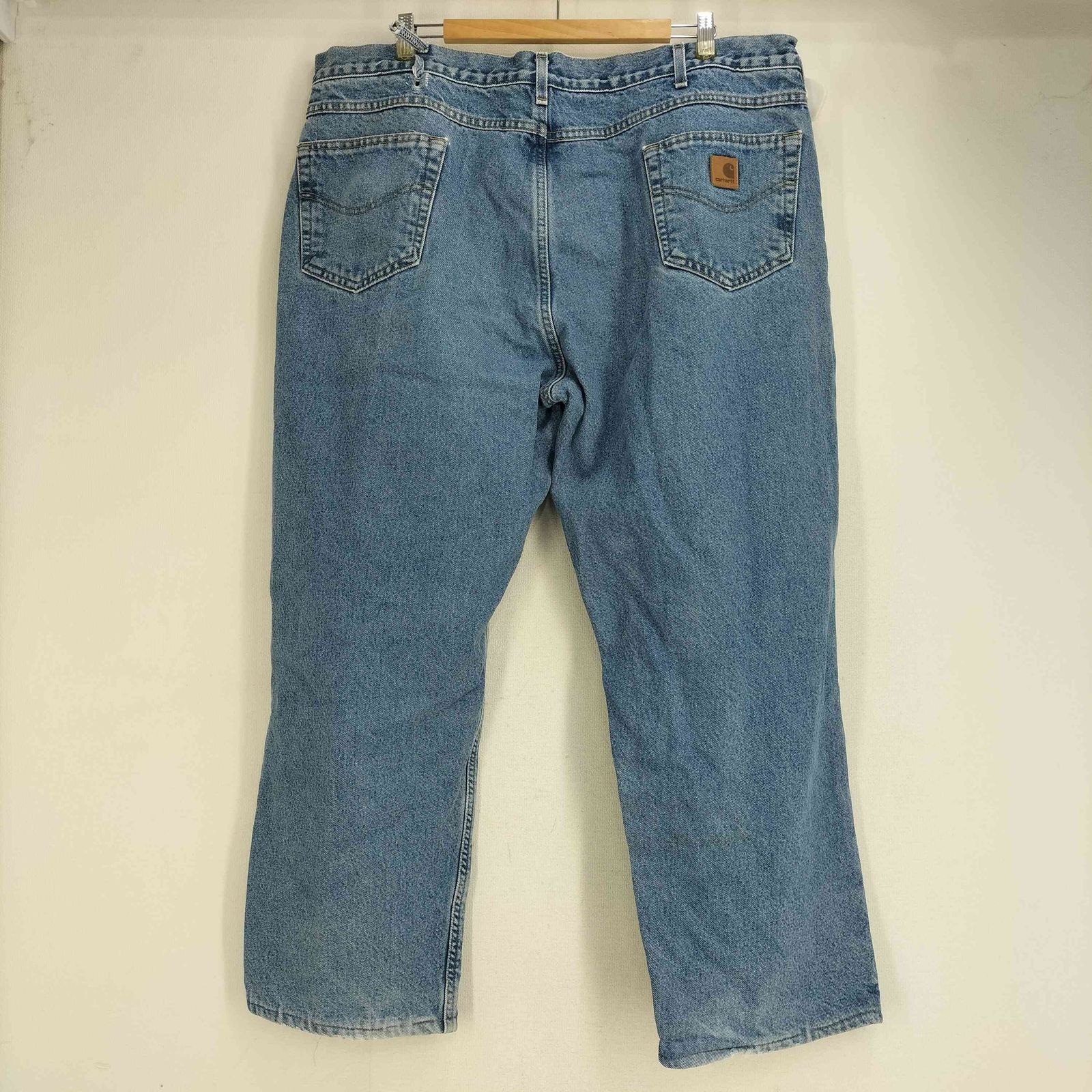 カーハート Carhartt 裏地チェック ブランケット デニムパンツ メンズ 