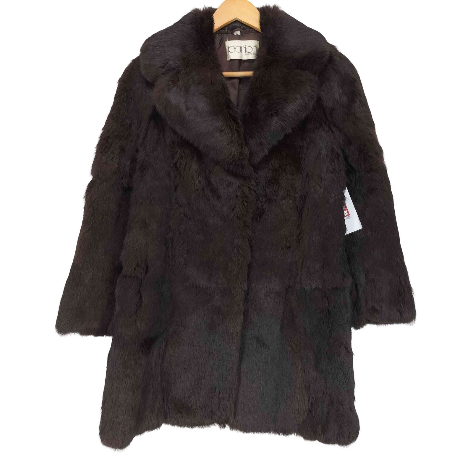 ユーズドフルギ USED古着 Parion fur coat ファーコート レディース JPN：9号