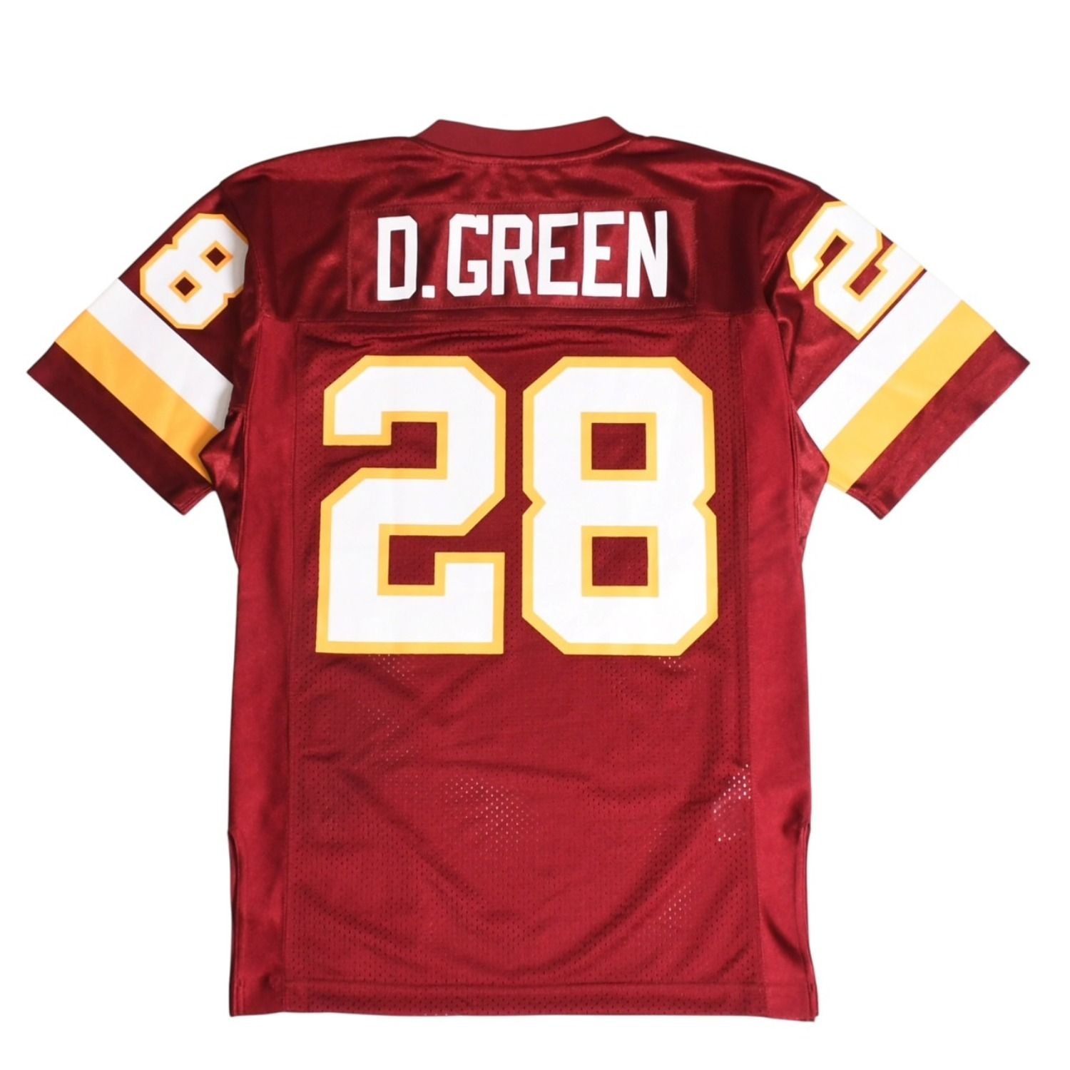 NFLレッドスキンズ ミッチェル＆ネス 刺繍 アメフトゲームシャツ ユニフォーム 新品同様品 Mitchell&Ness ミッチェルアンドネス NFLワシントンレッド