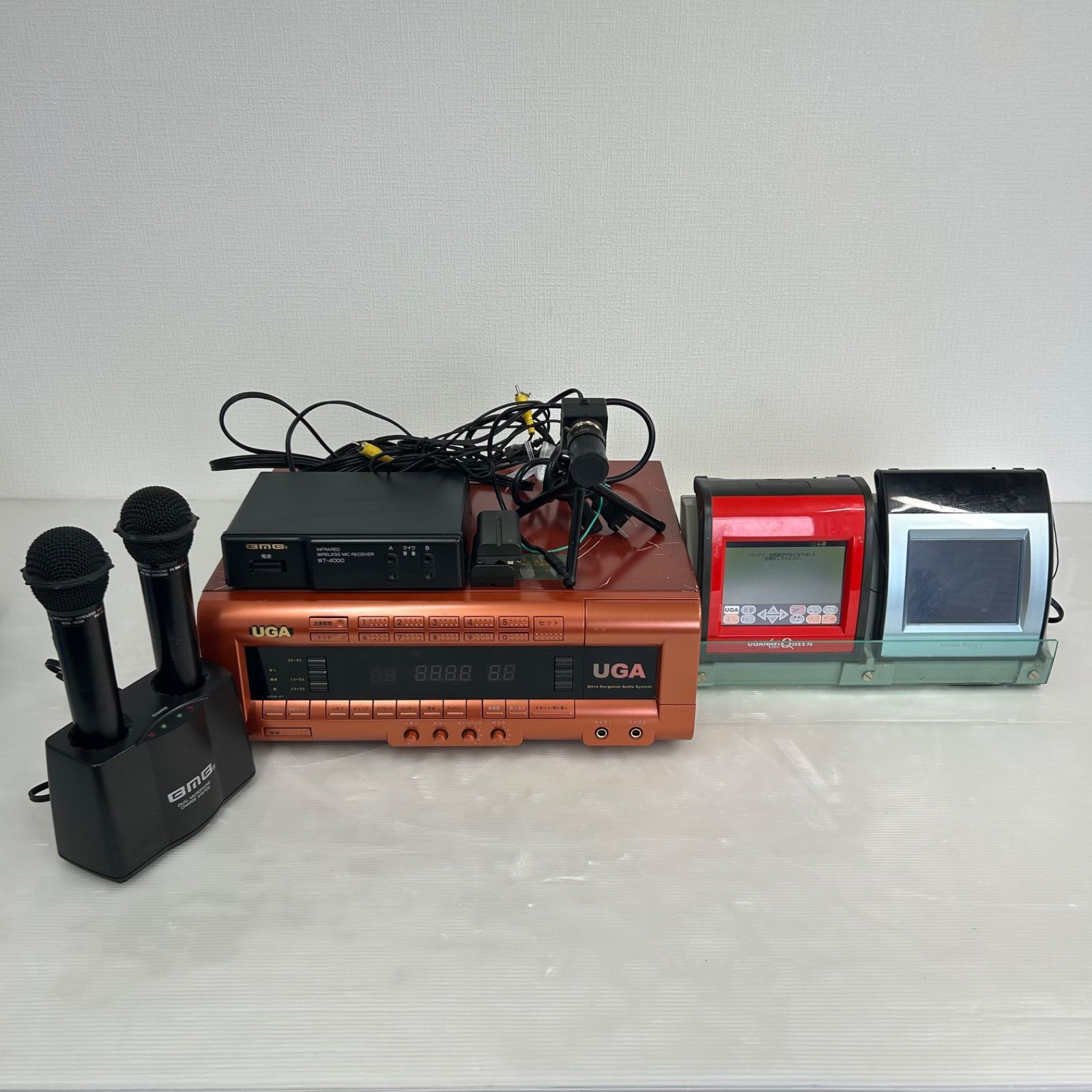 ☆カラオケ機器 ワイヤレスマイク Webカメラ☆UGA UGA-01 BMB WM-600 WT-4000 USBFHD06H-SFV