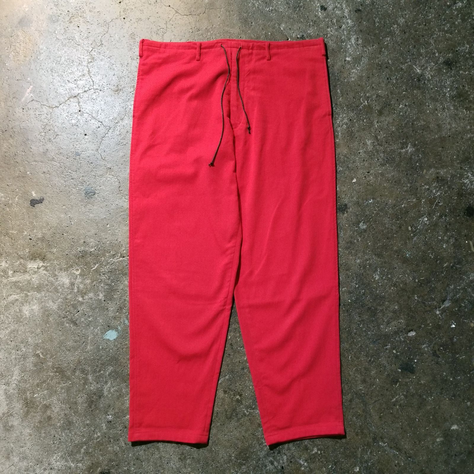 Y's for men 90s ドローストリングパンツ 赤 ワイズフォーメン 1990s