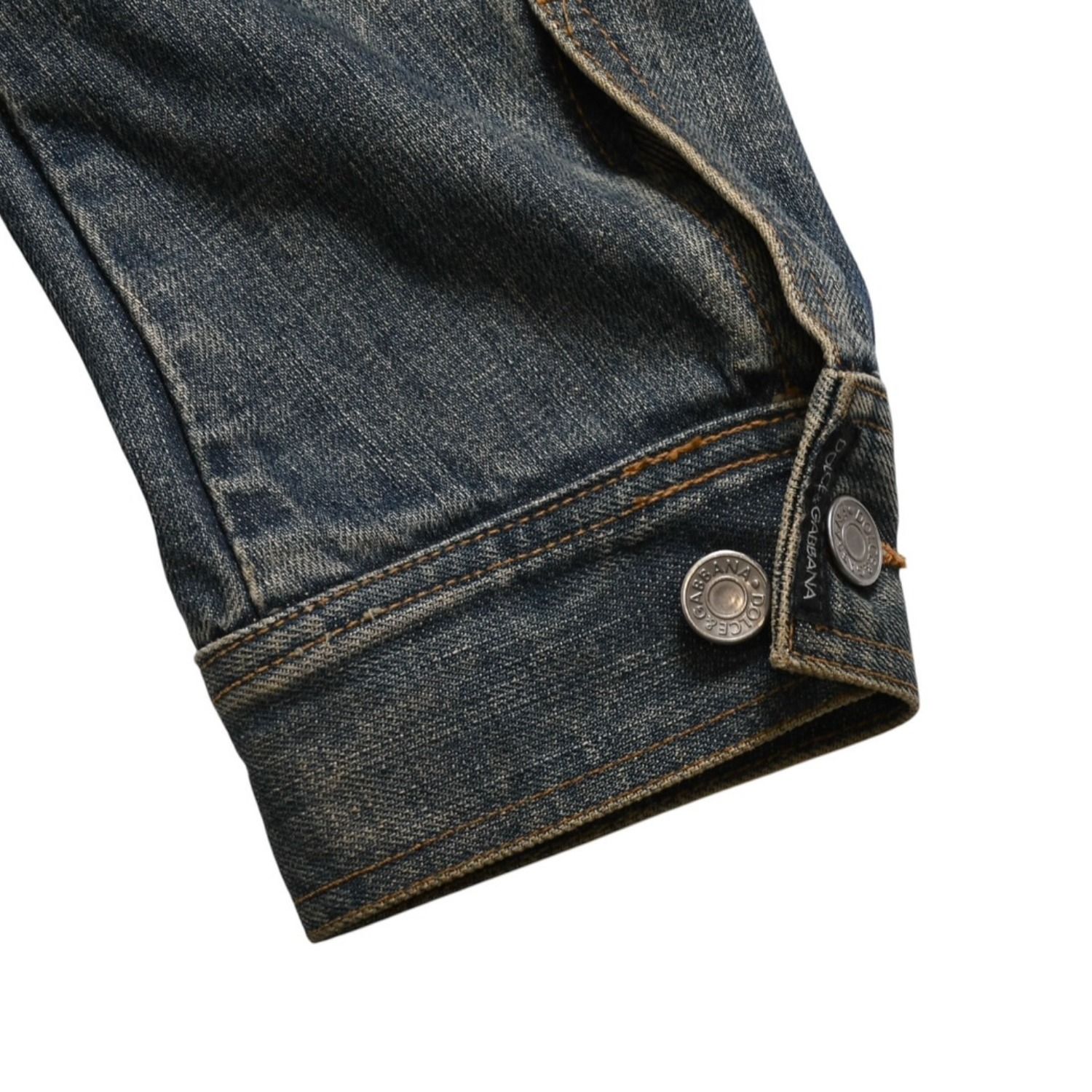 DOLCE & GABBANA ドルチェ&ガッバーナ NAVY Hybrid Leather & Denim