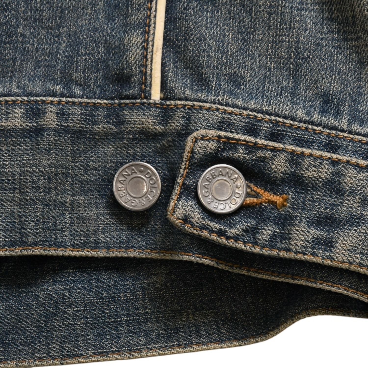 DOLCE & GABBANA ドルチェ&ガッバーナ NAVY Hybrid Leather & Denim