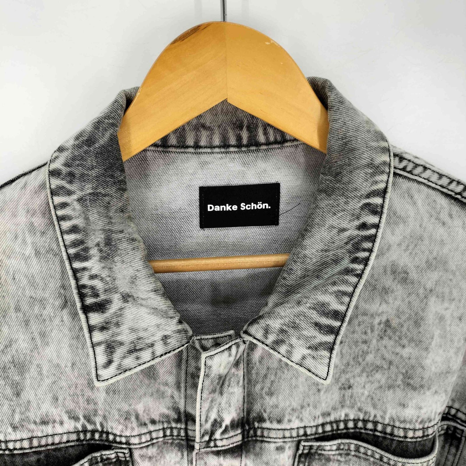 ダンケシェーン Danke Schon CHEMICAL BLEACH DENIM JACKET ケミカル