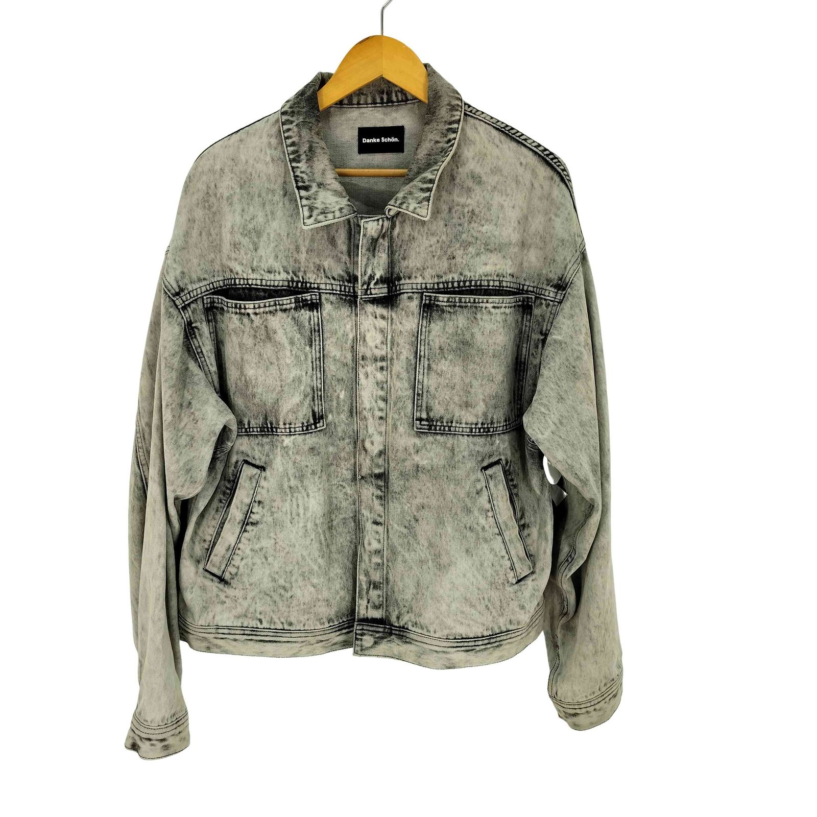 ダンケシェーン Danke Schon CHEMICAL BLEACH DENIM JACKET ケミカル