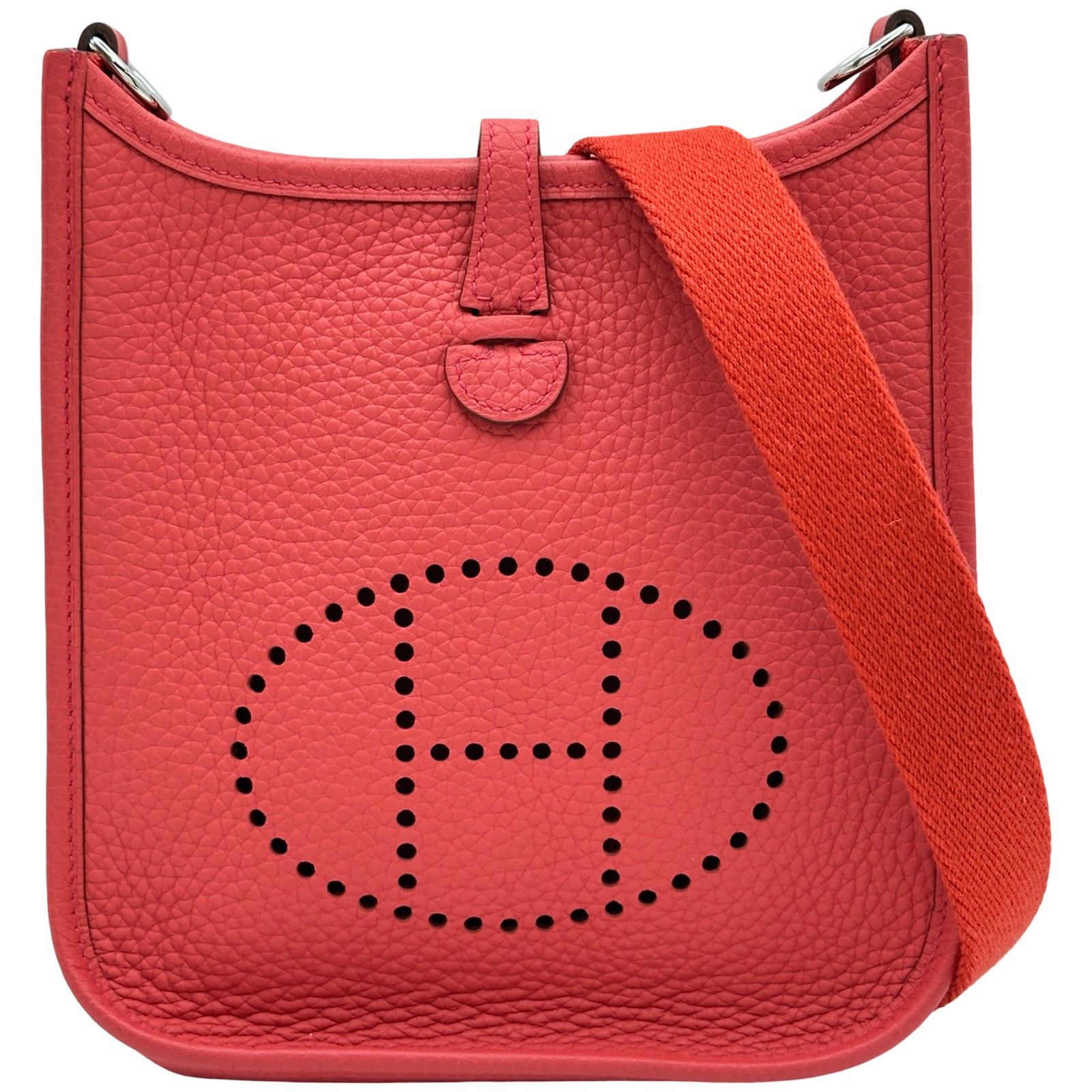 エルメス HERMES エヴリンTPM X刻印 ブーゲンビリア/シルバー金具 トリヨン レディース ショルダーバッグ 202,500円