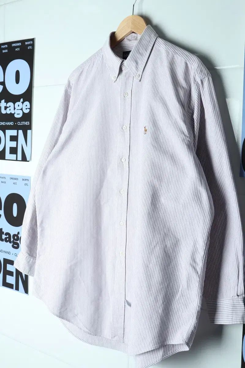 (XL-2XL) ポロ ラルフローレン シャツ 90S USA-8217
