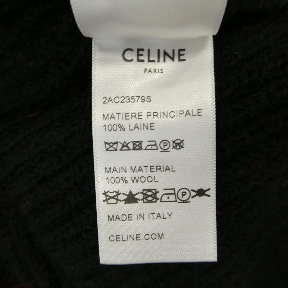 CELINE セリーヌ 22AW 2AC23579S Ski Jacquard Hooded Wool Knit