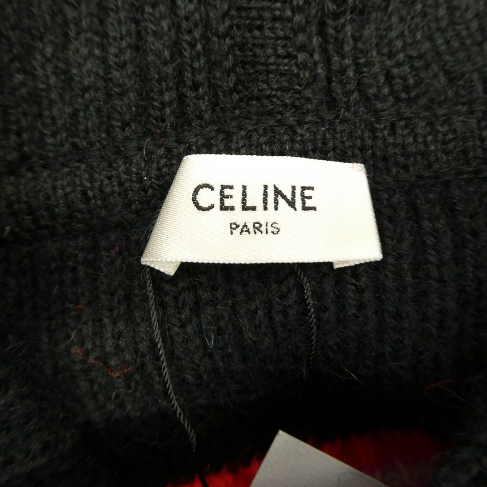 CELINE セリーヌ 22AW 2AC23579S Ski Jacquard Hooded Wool Knit