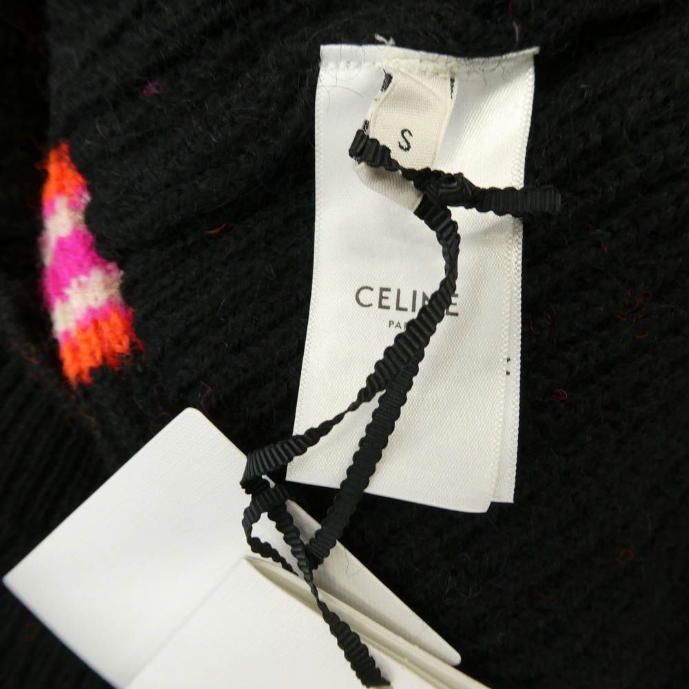 CELINE セリーヌ 22AW 2AC23579S Ski Jacquard Hooded Wool Knit