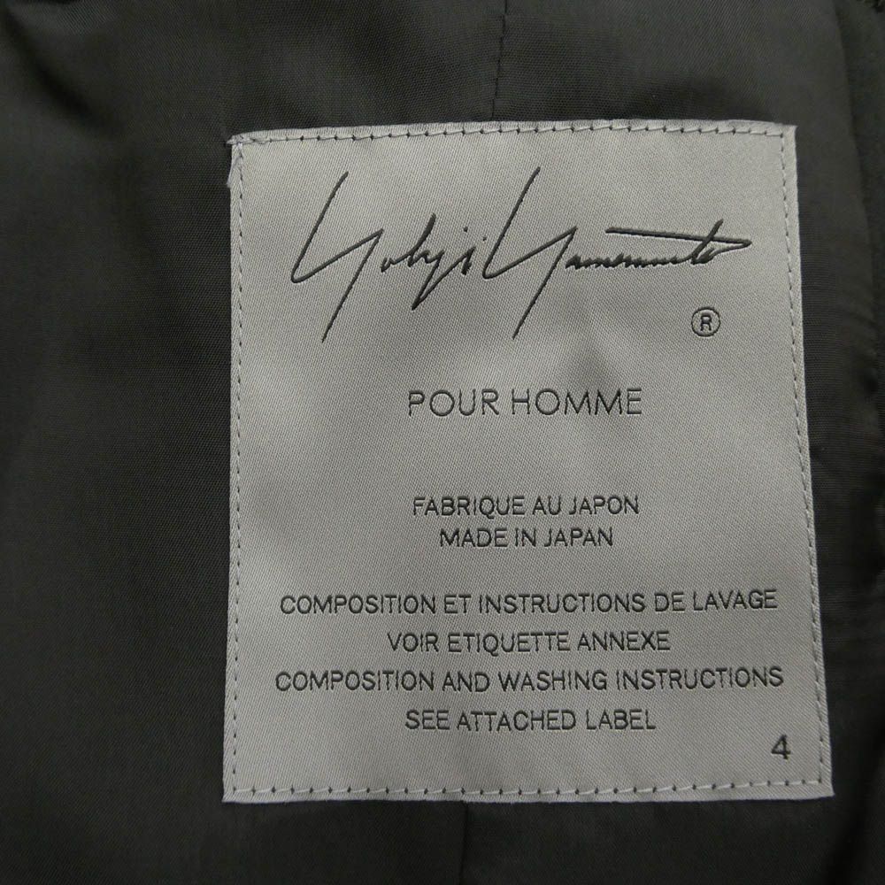 Yohji Yamamoto POUR HOMME ヨウジヤマモトプールオム 24SS HS-J10-500