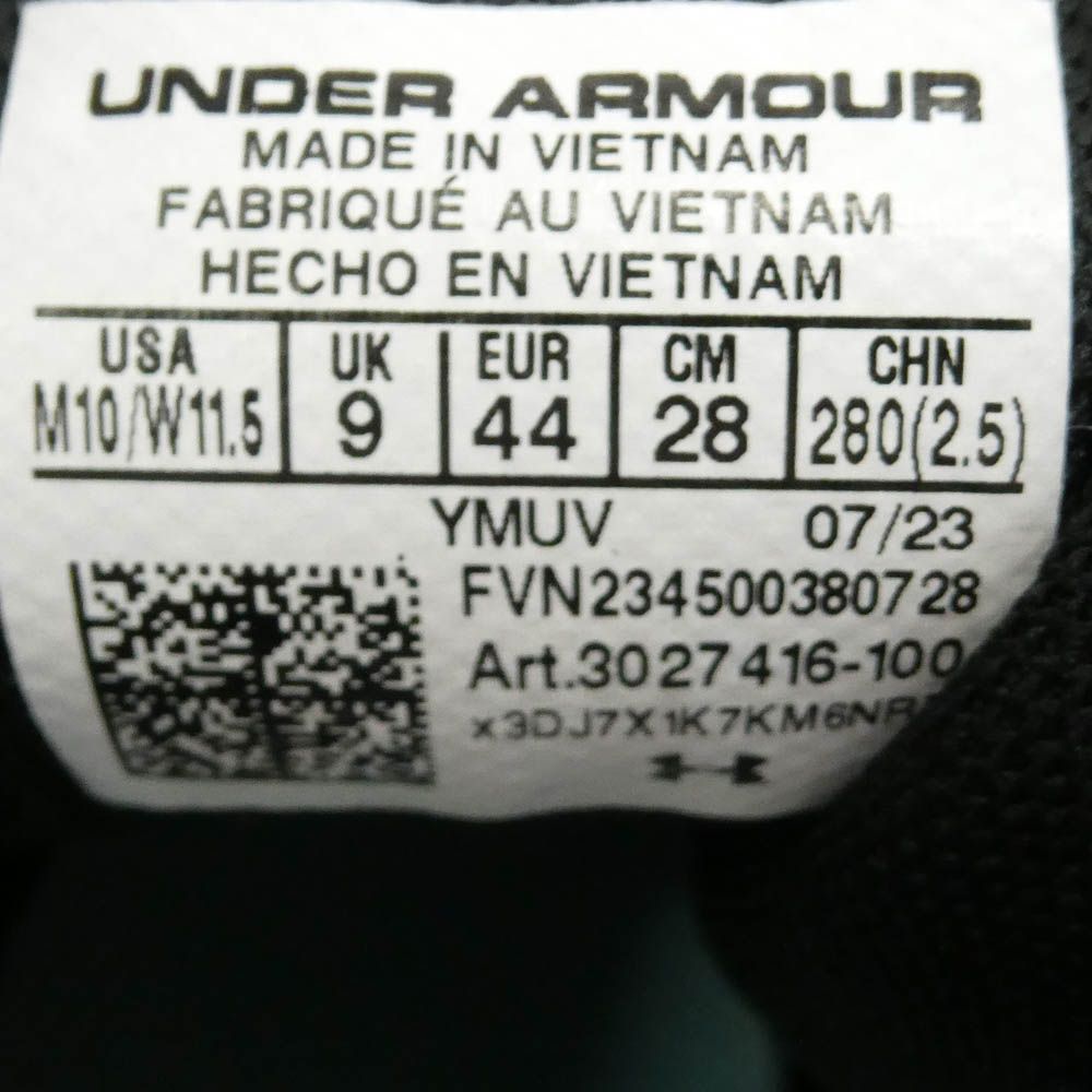 アンダーアーマー Under Armour 3027416-100 Curry 11 White Black