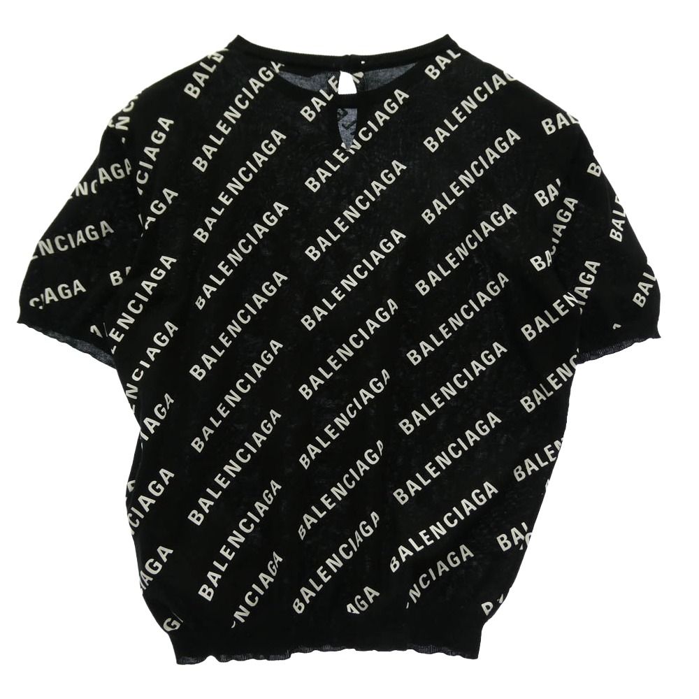 BALENCIAGA バレンシアガ 695449 T3234 Mini Allover Logo Sweater