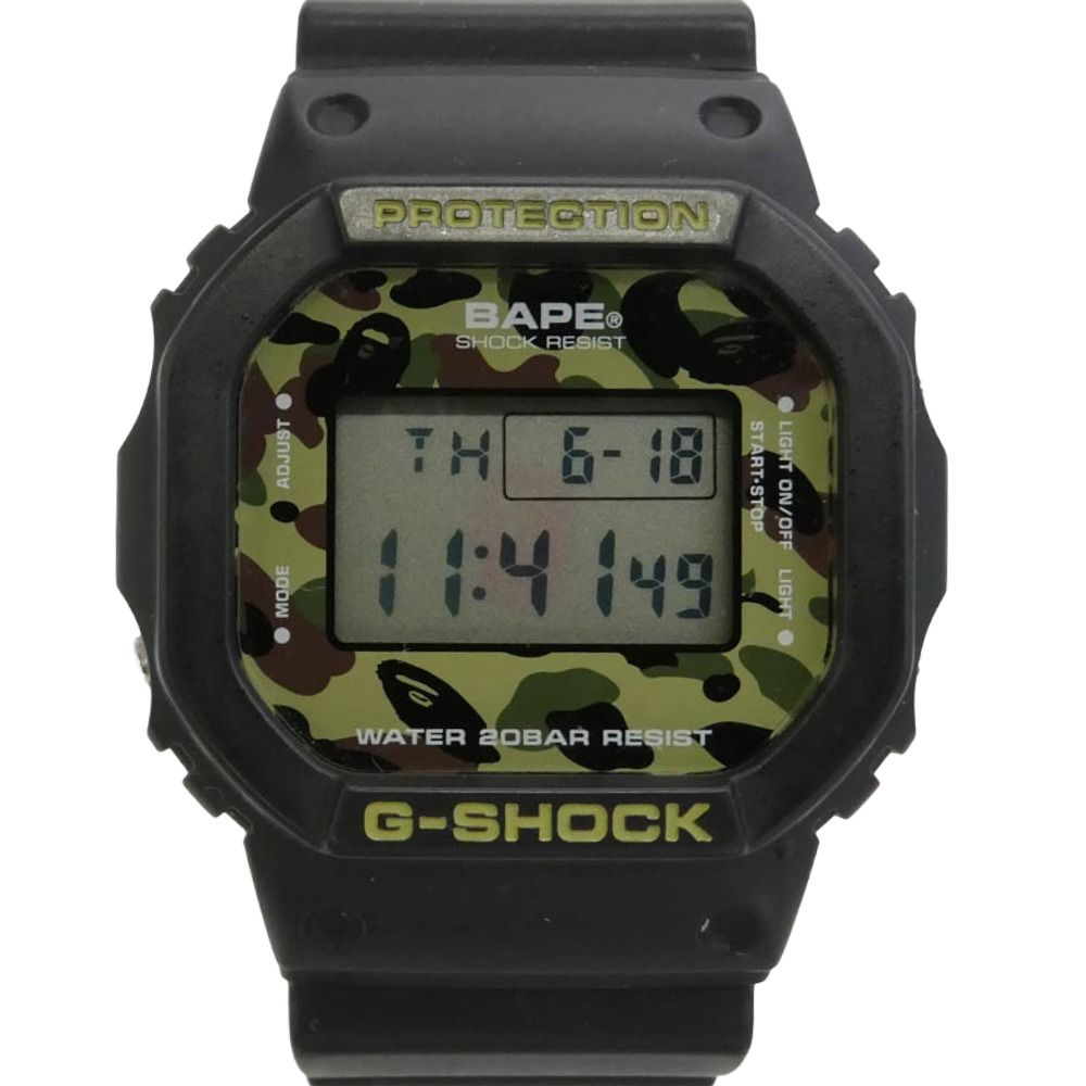 A BATHING APE アベイシングエイプ DW-5600VT × CASIO G-SHOCK カシオ