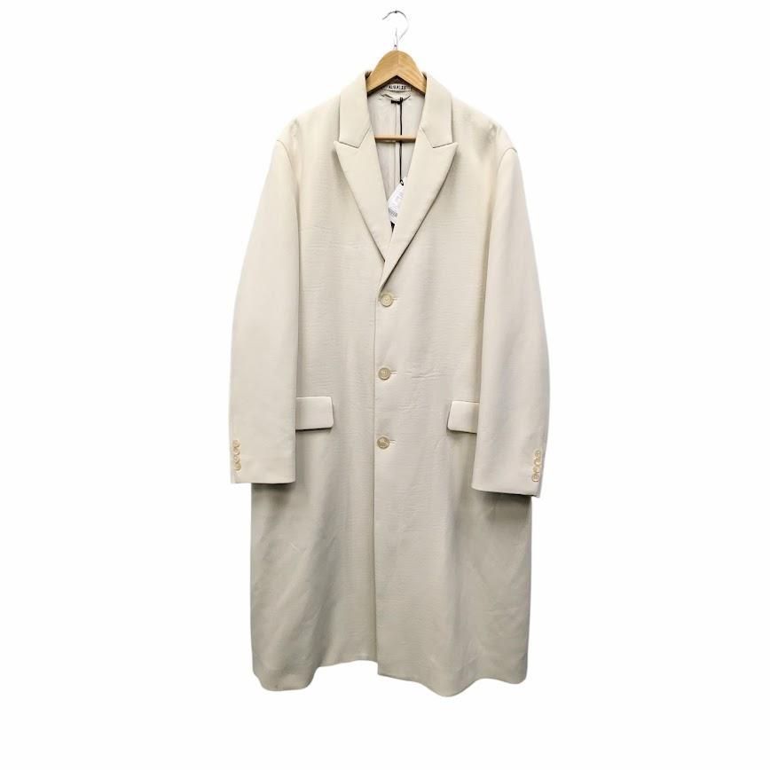 AURALEE オーラリー DOUBLE CLOTH HIGH COUNT WOOL CHESTERFIELD COAT