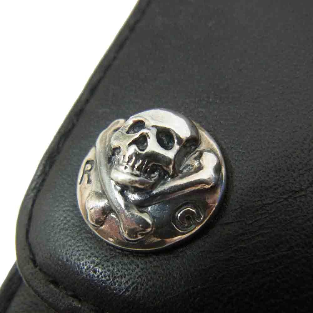 RUDE GALLERY ルードギャラリー RG1423 THREE FOLD WALLET SKULL