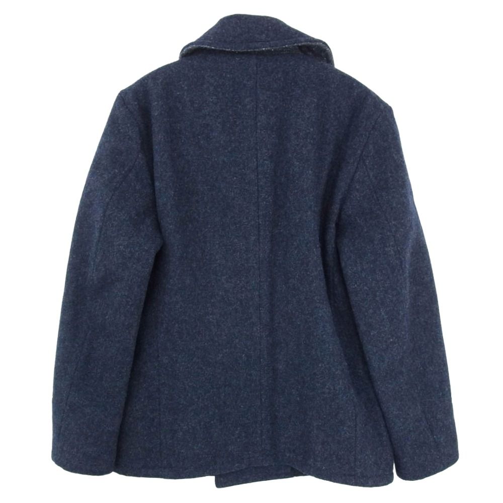 kolor/BEACON ネイビー ピーコート キルティング M 中綿 ダブル BLUE BLUE ブルーブルー pコート ピーコート 中綿キルティング