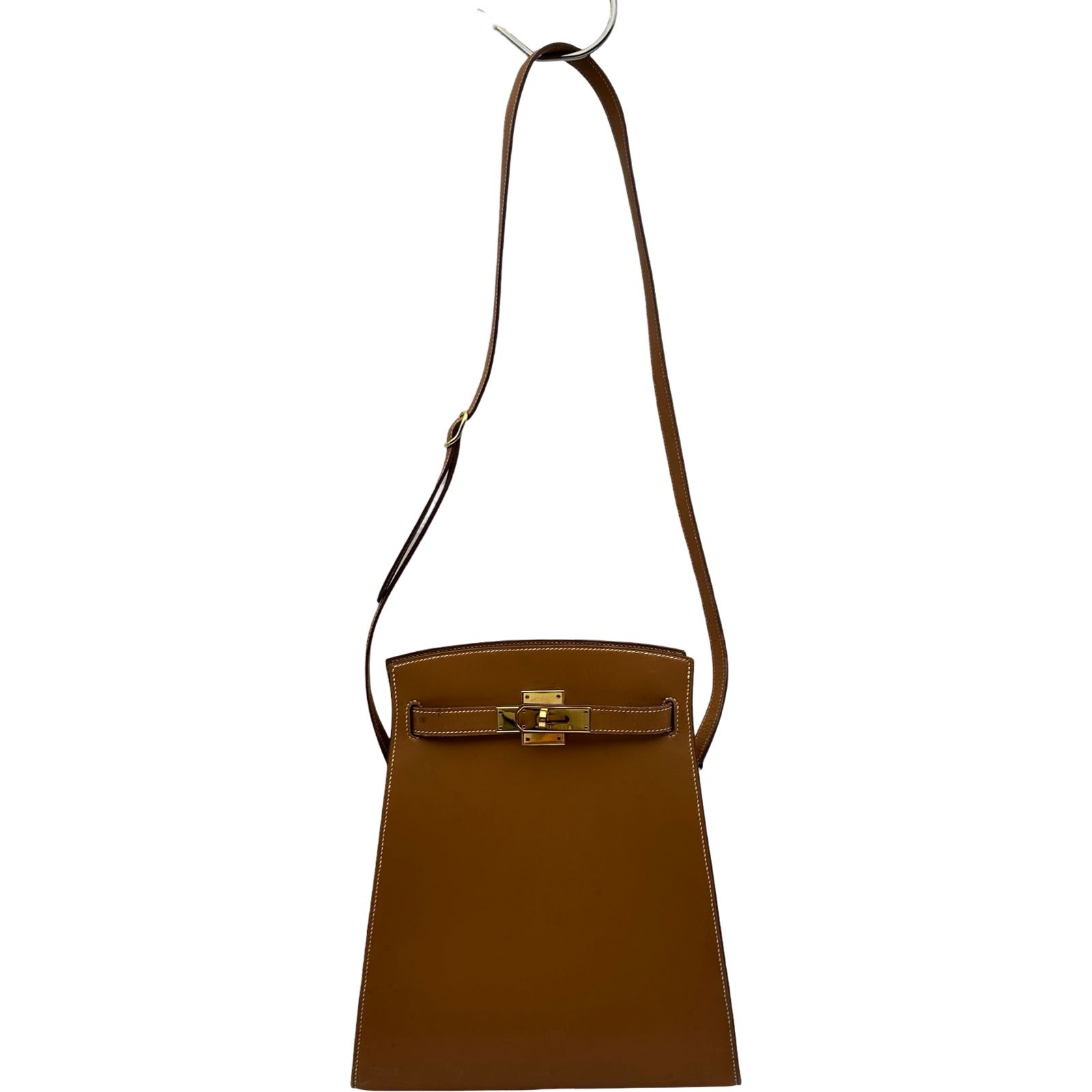 エルメス HERMES ケリースポーツMM 〇Y刻 ナチュラル ゴールド金具 シャモニー レディース ショルダーバッグ