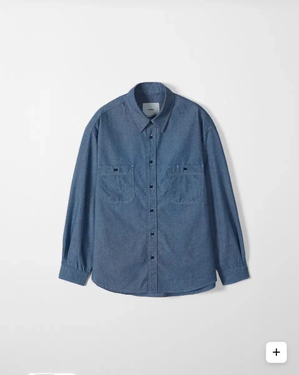 2 シャンブレー ウォーク シャツ (Indigo Blue)