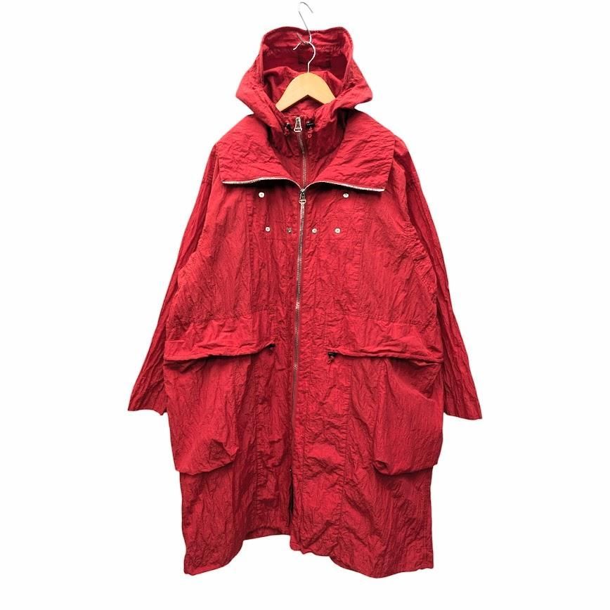 OMAR AFRIDI オマールアフリデイ RED DET HOOD WIND PARRKA モッズ