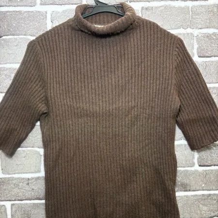 2着セット おまけ付きKANEKO ISAO カネコイサオ リブニット モックネックセーター ブラウン