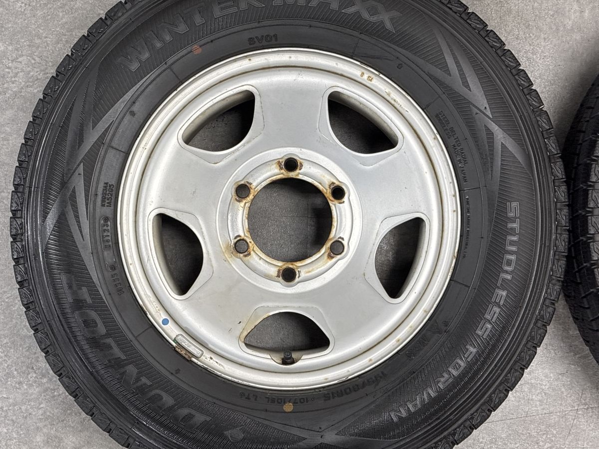 バリ溝スタッドレス】ハイエース用 スチール 15in 6J +32 PCD139.7