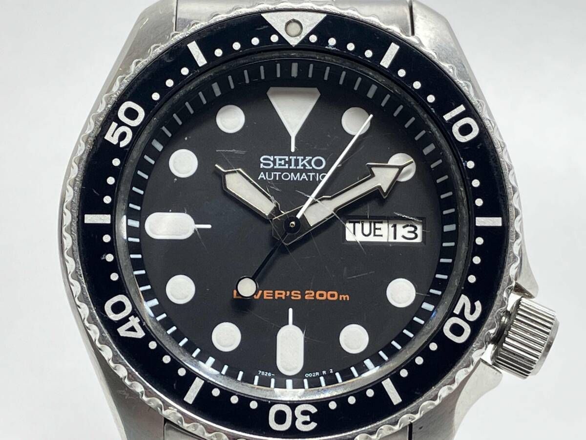 ジャンク 【精度不良】SEIKO ダイバー 7S26-0020 自動巻き