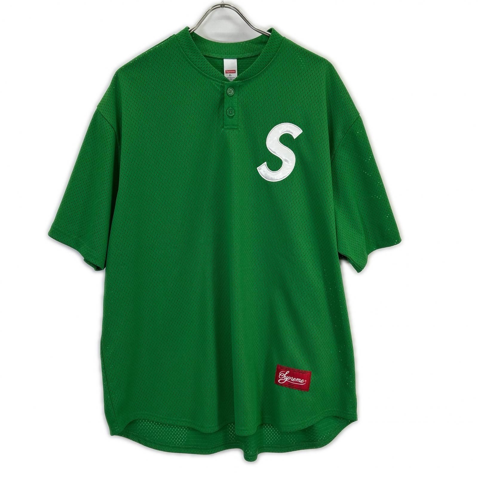 Supreme シュプリーム 25SS グリーン S Logo Baseball Henley XL