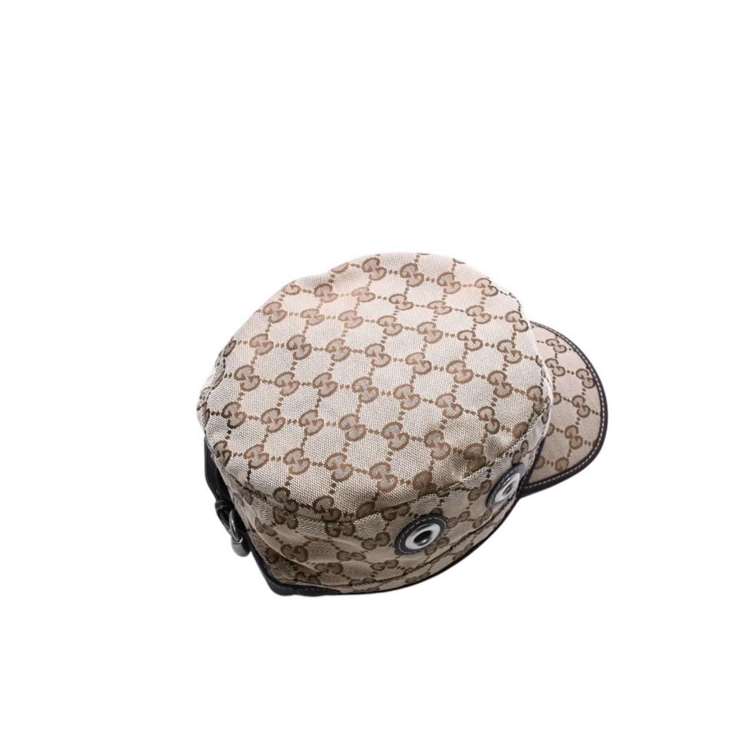 極美品 GUCCI グッチ GGキャンバス キャップ WORK CAP ワークキャップ