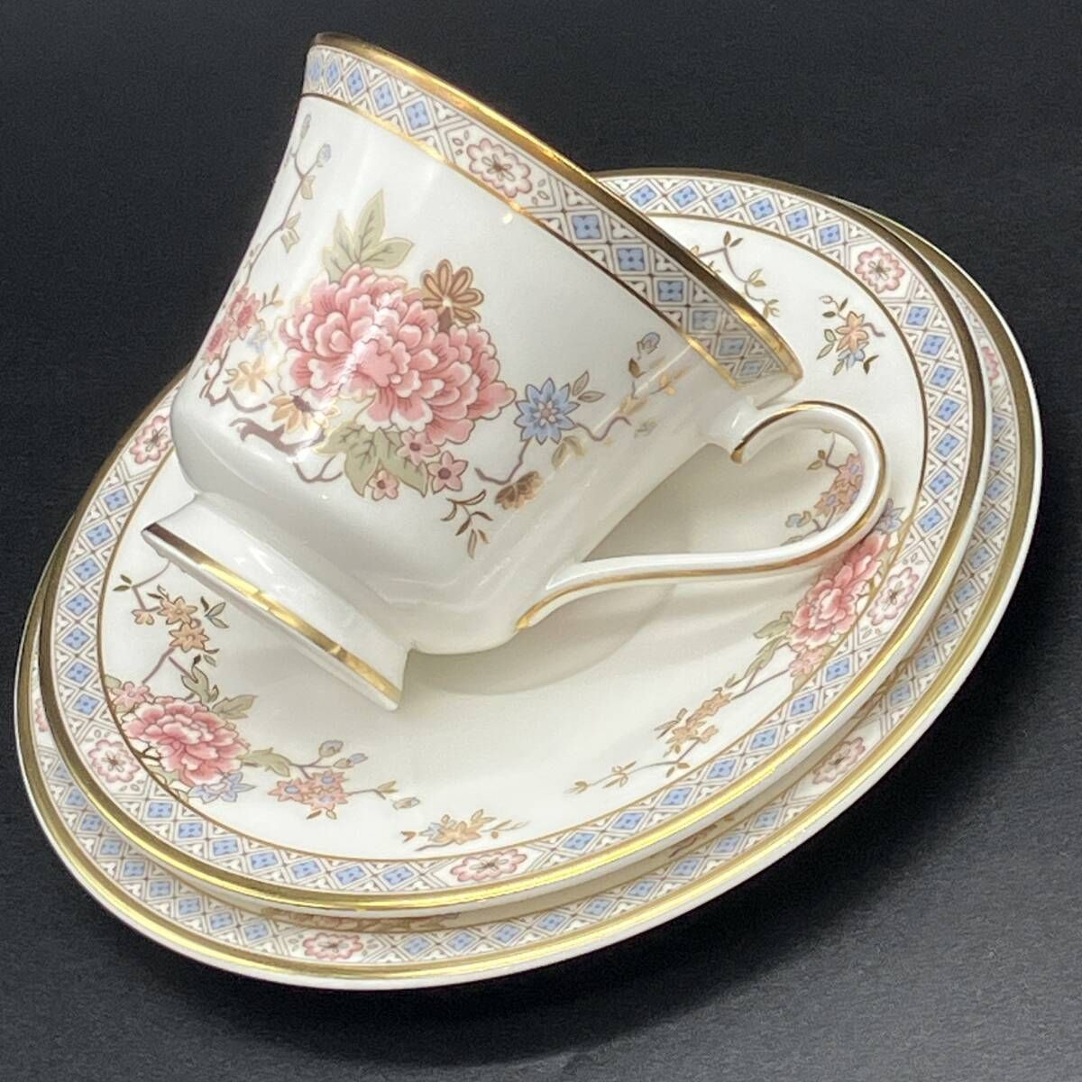 ロイヤルドルトン カントン トリオ セット ☆美品☆ カップ＆ソーサー
