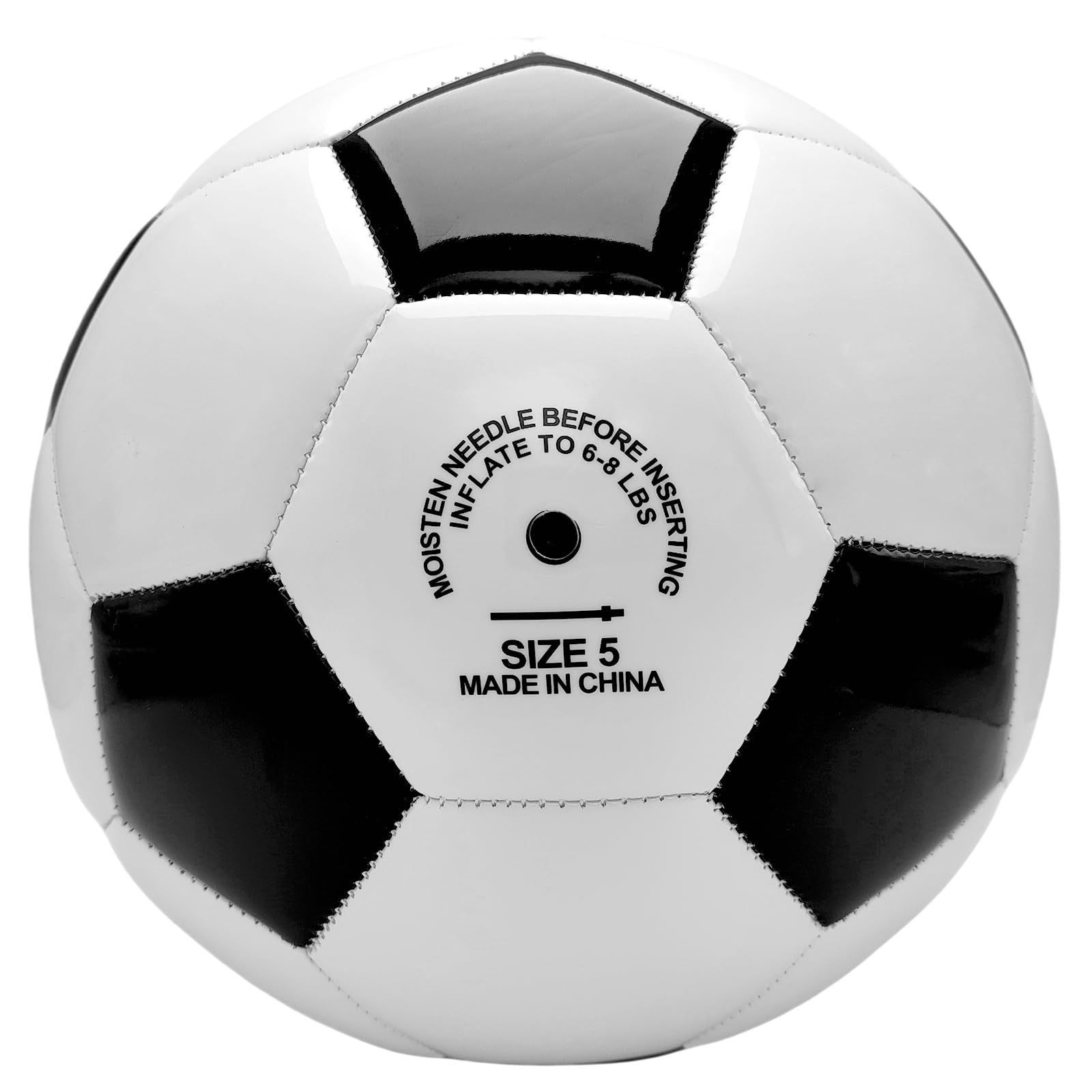  サッカーボール 公式サイズ ホワイト/ブルー/ブラック　５号 サッカーボール 5号 公式サイズ5サッカーボール 軽量 ホワイトブラック