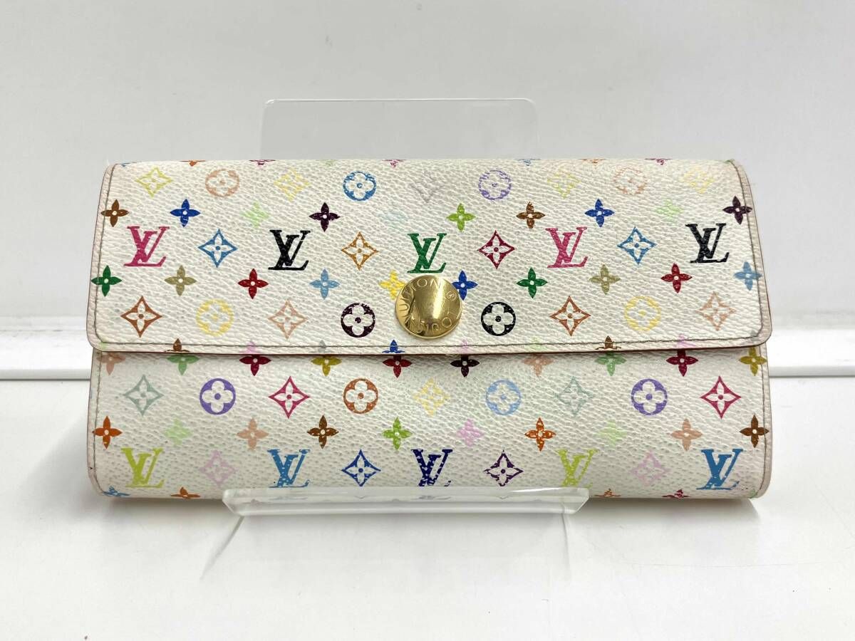 LOUIS VUITTON マルチカラー ポルトフォイユ・サラ M93745 長財布 ルイヴィトン